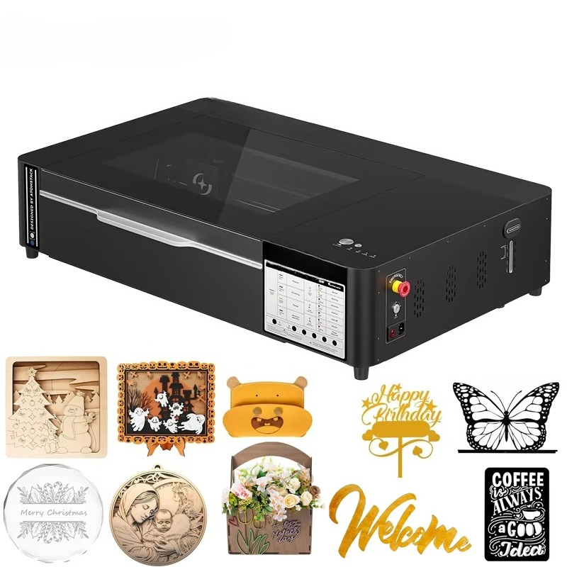 Industrial Laser Engraver For Wood - Atomstack furacão 55w co2 gravação a