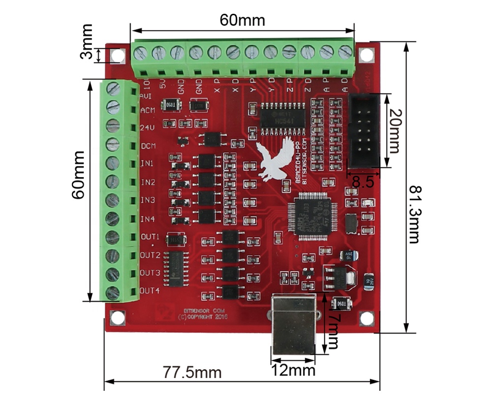 Stepper Driver Cnc - Placa de interface de roteador cnc