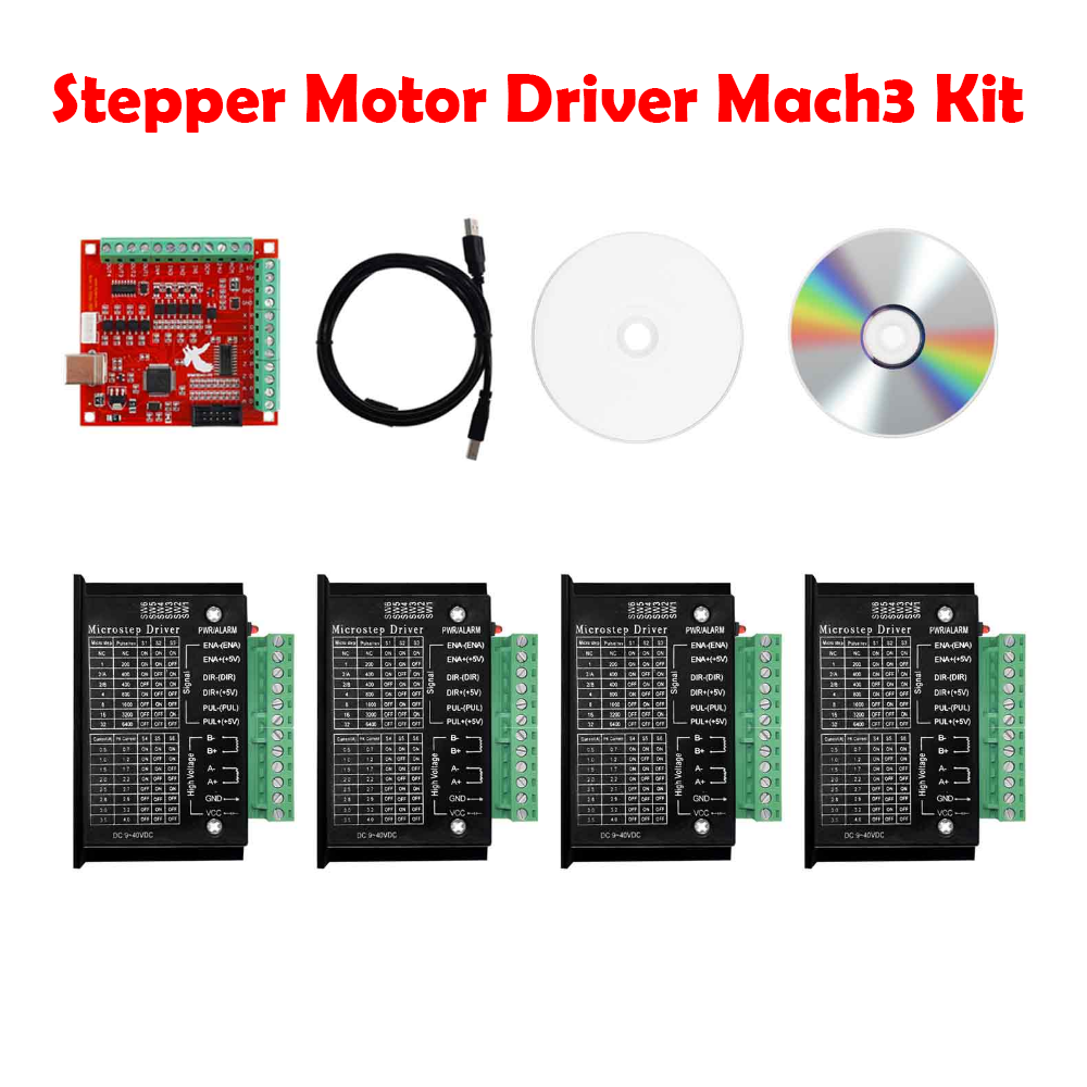 Stepper Driver Cnc - Controlador de Movimento de Quatro Eixos