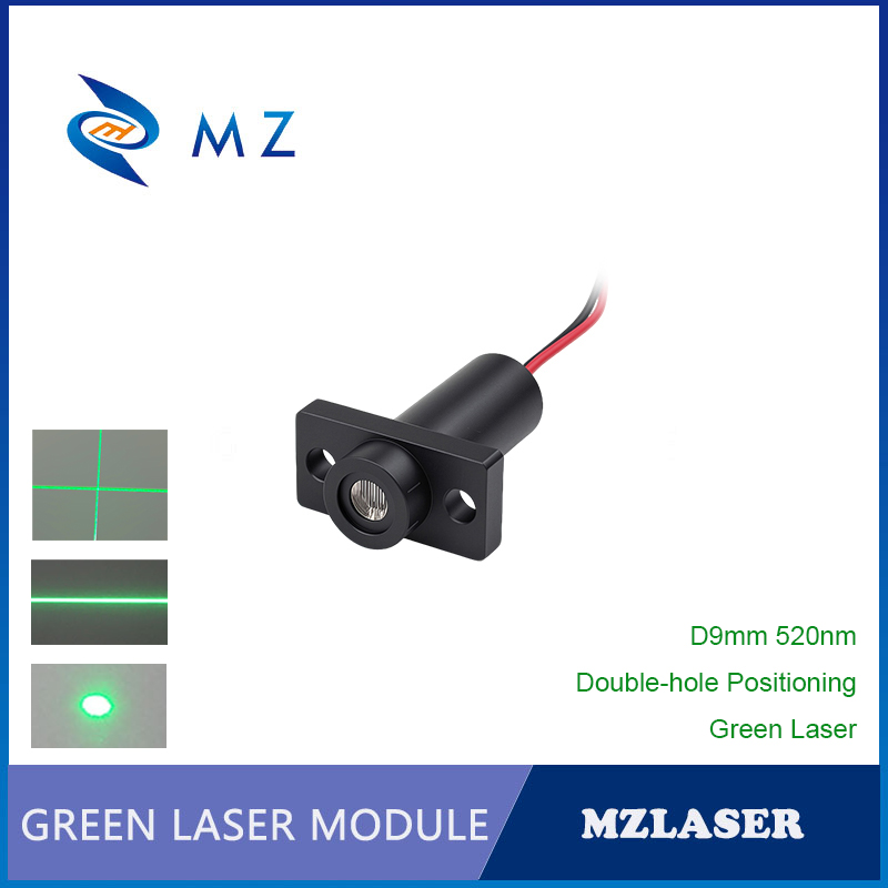 Industrial Laser Line Module - Módulo Laser Verde Mini D9mm 515nm