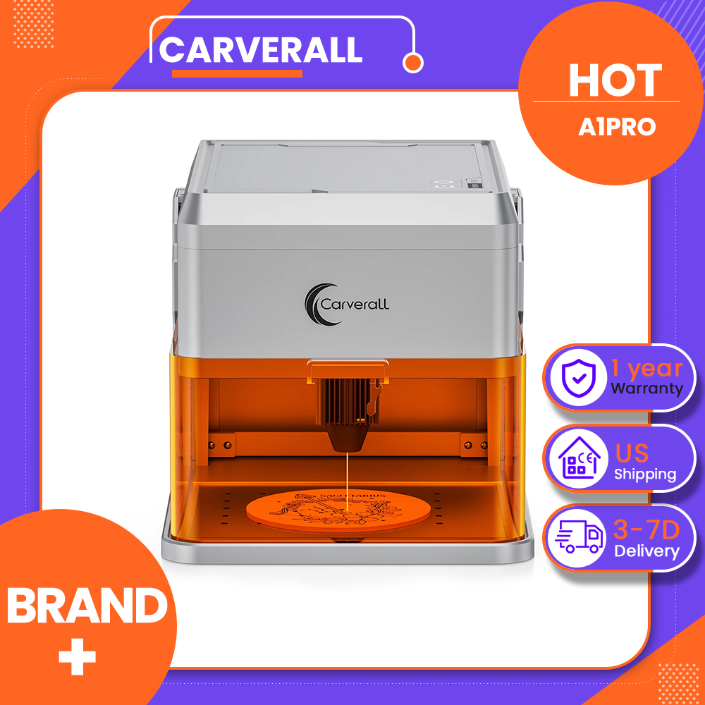 Industrial Acrylic Laser Cutter - Gravador a Laser Carverall A1PRO 10W