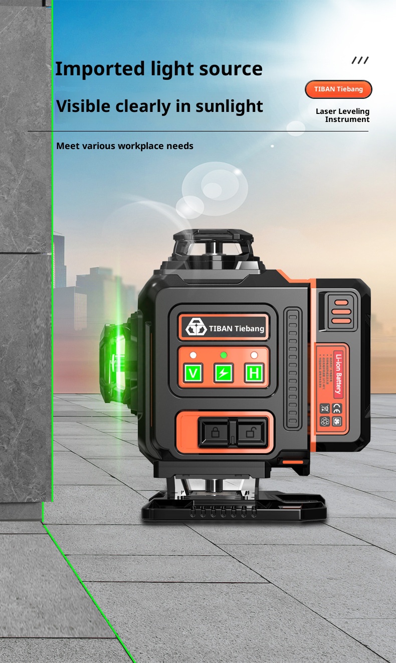 Nível a Laser Verde 4D16-Line  - Industrial Laser Line Projector avaliação e preço