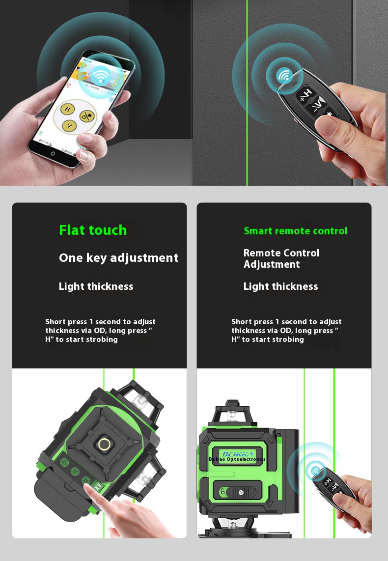 Nível a Laser Verde 4D16-Line  - Industrial Laser Line Projector avaliação e preço