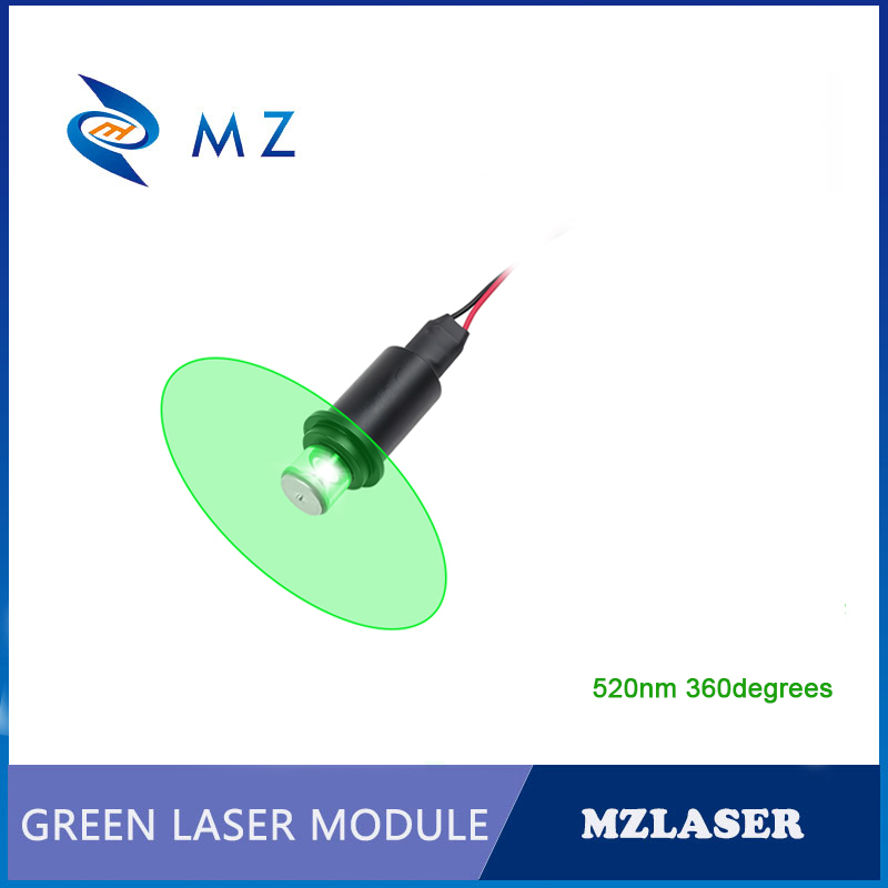 520nm 360 °   Módulo Laser Ver - Industrial Laser Line Module avaliação e preço